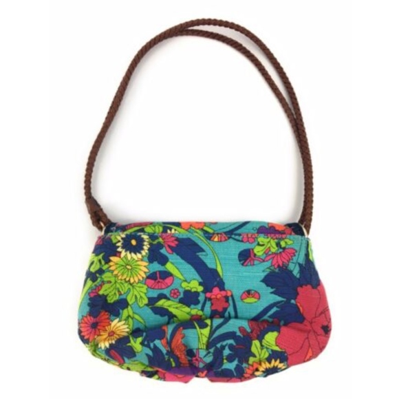 Sakroots Multicolor Floral Print Canvas Mini Purse - Picture 5 of 7